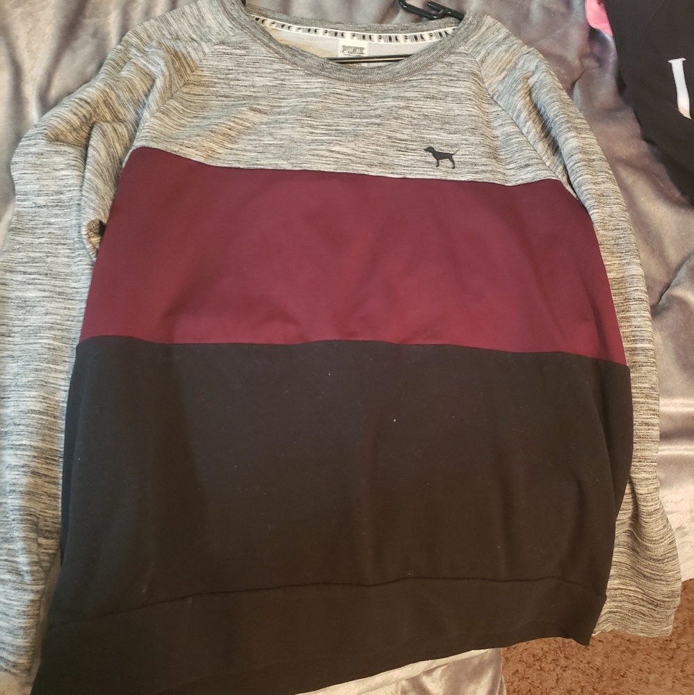 Victoria's Secret Pink color block sweater